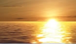 Golden Sparkling Ocean Sunrise
