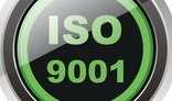 ISO 9001 button sign