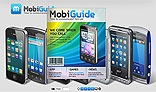 Mobile guide Flash book CMS template