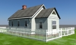 3d exterior house model