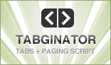 Tabginator Tabbing and Paging