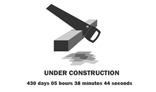 Under Construction Animation With Countdown Timer