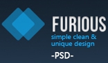 Furious | A simple clean and unique design PSD Template