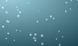 Random falling different snowflakes. 3 Kb only.