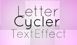 AS3 LetterCycler text effect