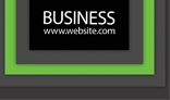 Green Stroke Business Card