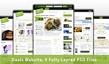 Deals Website - PSD Template