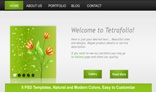 Tetrafolio Clean PSD Template