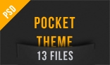 Pocket Theme - PSD Template