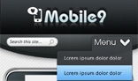 Mobile site PSD template