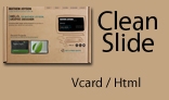 Clean Slide Personal Vcard / HTML Template