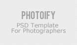 Photoify - PSD Template For Photograpers