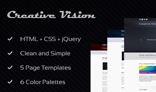 Creative Vision - Clean & Simple HTML Template