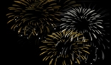 Silver and gold fireworks