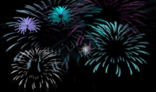 Colorful fireworks