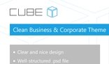 Cube - Clear PSD Template