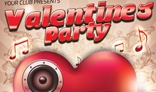Valentines Day Party Flyer Template
