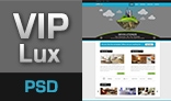 VIPLux - Modern and Creative PSD Template