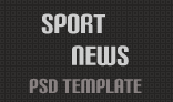 SportNews - PSD Template
