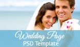 Wedding Website PSD Template