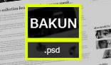 Bakun || Elegant and minimalist template