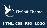 Flysoft Theme HTML, PSD, LOGO vector