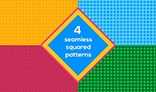 Seamless squared background set