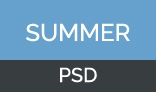 summer one page psd template