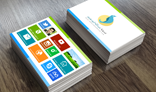 Windows 8 Metro Business Card