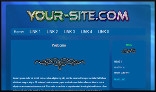 HTML Responsive - Blue