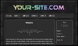 HTML Responsive - Dark