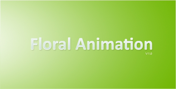 Floral Animation V1.0