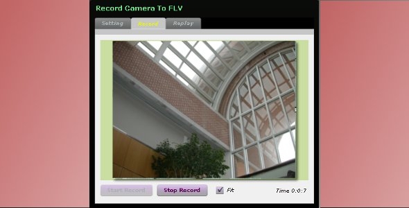 Record Camera To FLV