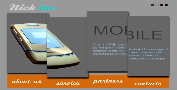 Full XML Flash Site Template