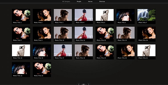AS3 dynamic photo gallery with CMS
