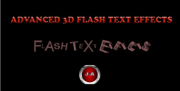 5-3D Flash Text Effects Pack