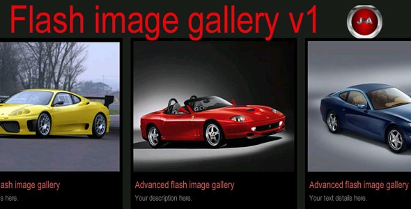 Flash image gallery