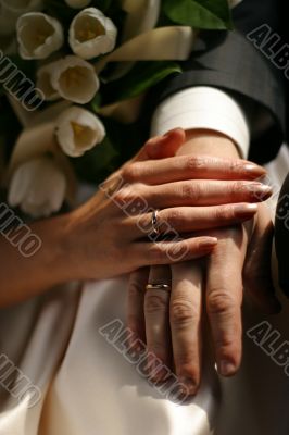 Newly-married couple