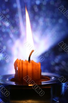 Burning candle