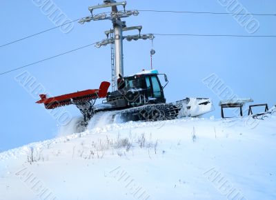 Snow-removing