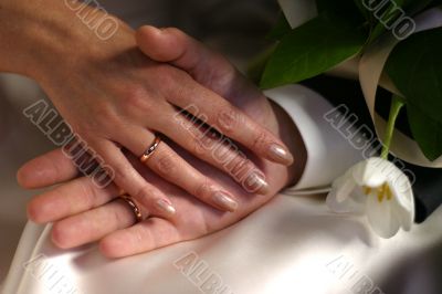 Newly-married couple