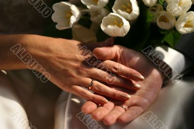 Newly-married couple