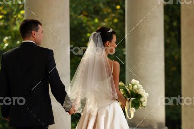 Newly-married couple