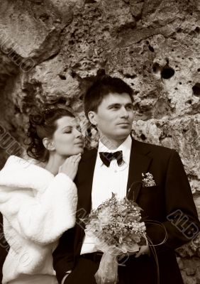 Newly-married couple