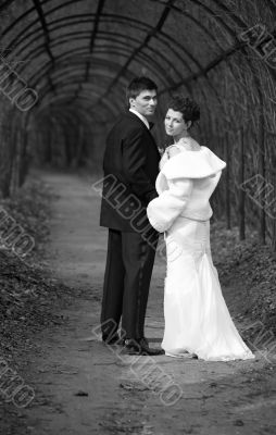 Newly-married couple