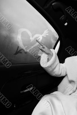 Newly-married couple