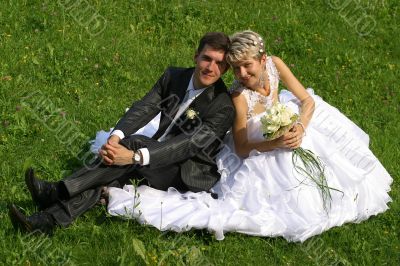 Newly-married couple