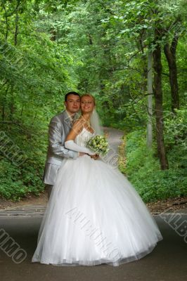 Newly-married couple