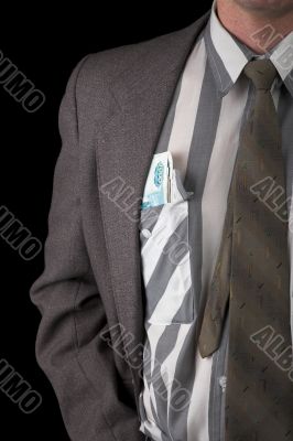 happy businessman on black happy businessman on black