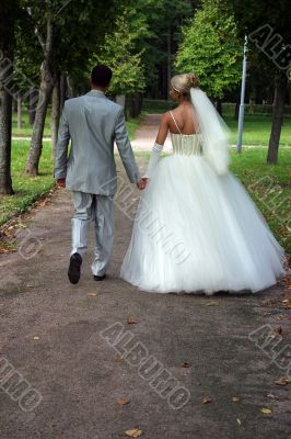 Newly-married couple